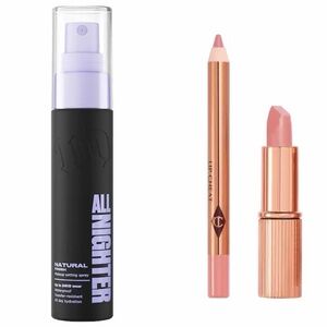 Charlotte Tilbury Pillow Talk Lip Kit & Urban Decay All Nighter Spray Bundle NIB
